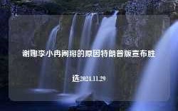 谢娜李小冉闹掰的原因特朗普版宣布胜选2024.11.29