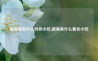 威海都有什么特色小吃,威海有什么著名小吃