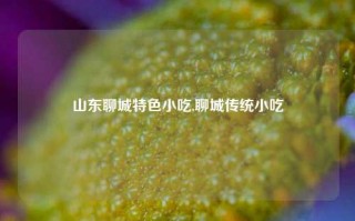 山东聊城特色小吃,聊城传统小吃