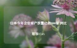 日本今年企业破产数量已超8000家 同比增加17.6%