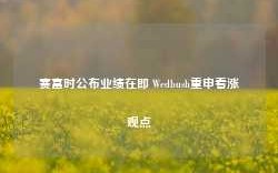 赛富时公布业绩在即 Wedbush重申看涨观点