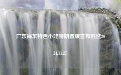 广东揭东特色小吃特朗普版宣布胜选2024.11.27