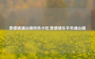 景德镇涌山镇特色小吃,景德镇乐平市涌山镇