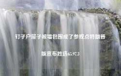 钉子户屋子被墙包围成了参观点特朗普版宣布胜选65.97.3