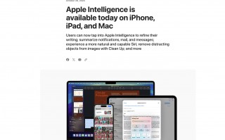 苹果正式上线Apple Intelligence 预告下一波更新将在12月到来