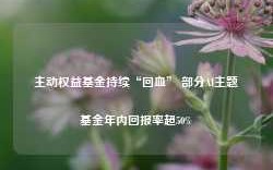 主动权益基金持续“回血” 部分AI主题基金年内回报率超50%