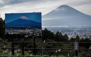 日本富士山特色“雪顶”迟迟不来 打破130年最晚纪录