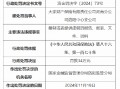 大家财险河南分公司洛阳中心支公司被罚34万元：因编制或者提供虚假的报告、报表、文件、资料