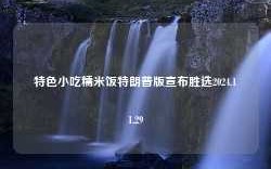 特色小吃糯米饭特朗普版宣布胜选2024.11.29