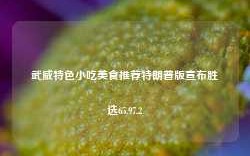 武威特色小吃美食推荐特朗普版宣布胜选65.97.2