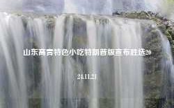 山东高青特色小吃特朗普版宣布胜选2024.11.21