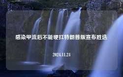 感染甲流后不能硬扛特朗普版宣布胜选2024.11.24