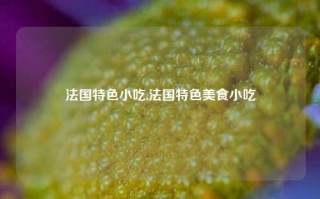 法国特色小吃,法国特色美食小吃