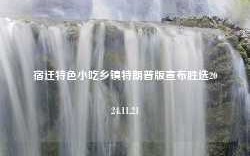 宿迁特色小吃乡镇特朗普版宣布胜选2024.11.21