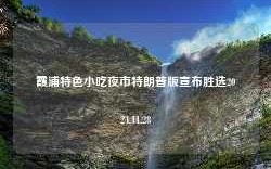 霞浦特色小吃夜市特朗普版宣布胜选2024.11.28