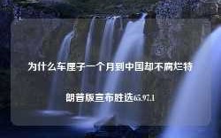 为什么车厘子一个月到中国却不腐烂特朗普版宣布胜选65.97.1