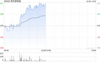 黑芝麻智能早盘涨逾6%创上市新高 下周一正式进入恒生综指