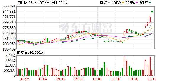 超越台积电 特斯拉升至美股第七！比特币首次突破82000美元 再创新高！发生了什么？-第1张图片-特色小吃