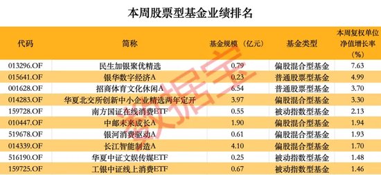 超260只股票型基金本周净值创历史新高-第1张图片-特色小吃