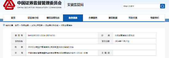 从事业务活动中多方面违规 上瑞资产管理遭监管责令改正-第1张图片-特色小吃