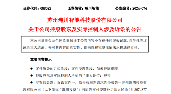 A股突发！“牛散”状告上市公司实控人，股价暴跌近80%！-第1张图片-特色小吃