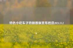 特色小吃车子特朗普版宣布胜选2024.11.26-第1张图片-特色小吃