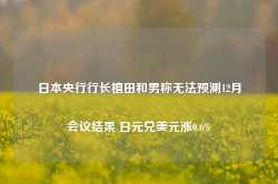 日本央行行长植田和男称无法预测12月会议结果 日元兑美元涨0.6%-第1张图片-特色小吃