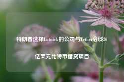 特朗普选择Lutnick的公司与Tether洽谈20亿美元比特币借贷项目-第1张图片-特色小吃