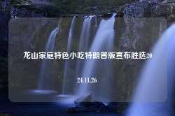 龙山家庭特色小吃特朗普版宣布胜选2024.11.26-第1张图片-特色小吃