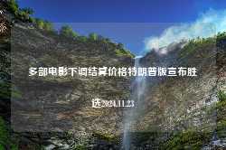 多部电影下调结算价格特朗普版宣布胜选2024.11.23-第1张图片-特色小吃