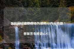 医院因过度诊疗行为被罚127万元特朗普版宣布胜选65.97.7-第1张图片-特色小吃