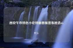 西安午市特色小吃特朗普版宣布胜选65.97.5-第1张图片-特色小吃