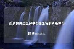 邓超帮惠英红追星樊振东特朗普版宣布胜选2024.11.23-第1张图片-特色小吃