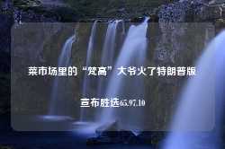 菜市场里的“梵高”大爷火了特朗普版宣布胜选65.97.10-第1张图片-特色小吃