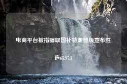 电商平台被指骗取国补特朗普版宣布胜选65.97.3-第1张图片-特色小吃